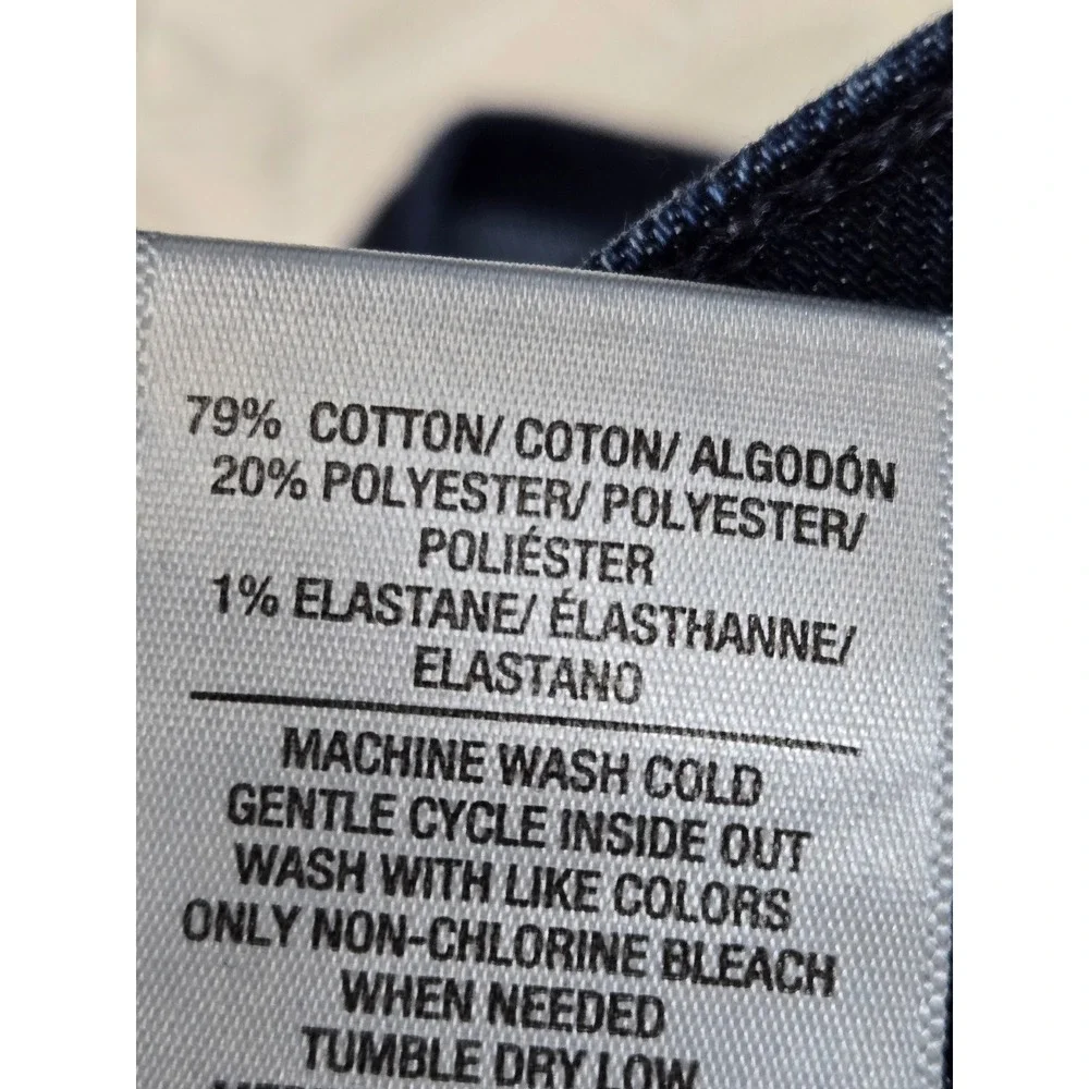 Joe's Jeans The Trixie Dont Worry Wide Leg Crop Cuff Indigo Blue Denim Jeans 29 - Picture 8 of 12